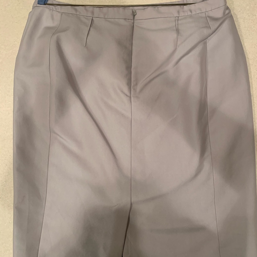 Jones New York Silver Gear Pencil Skirt